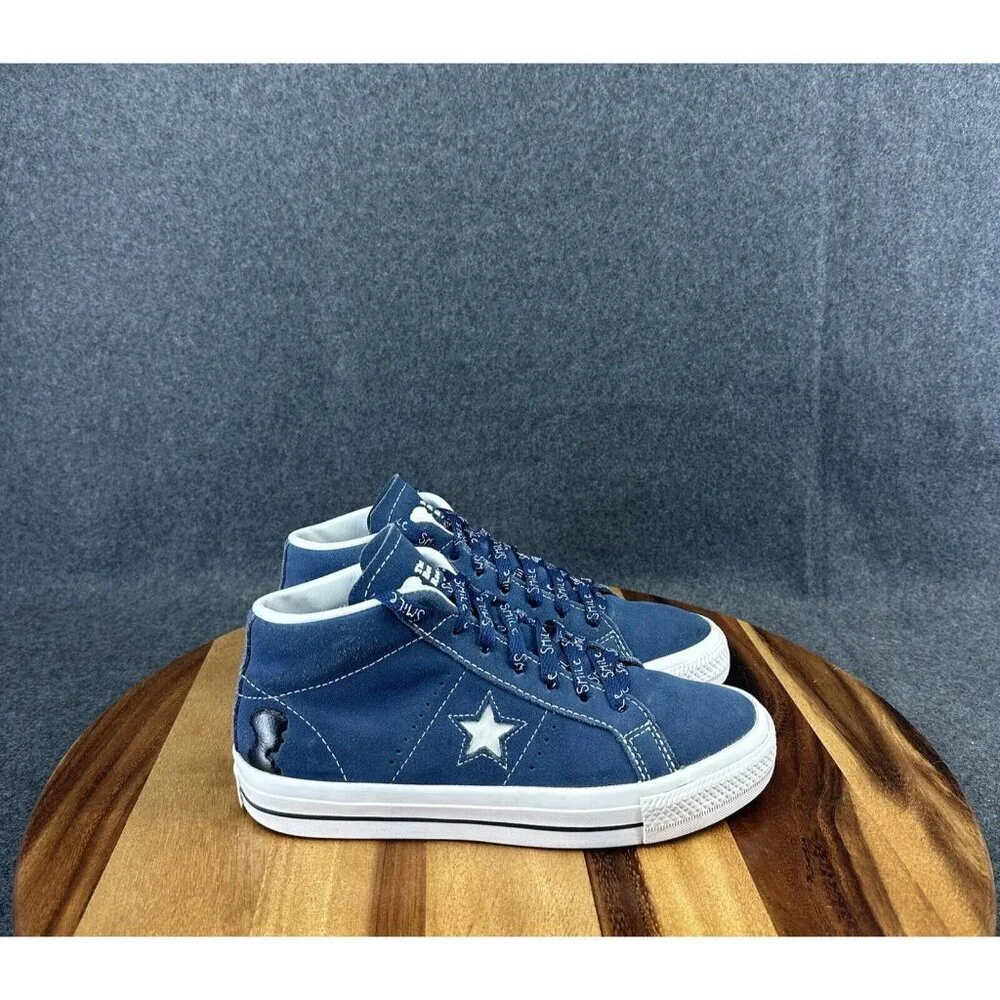 Converse One Star Pro Ox Mid Top Ben Raemers Foundation Blue 170960C Mens 5